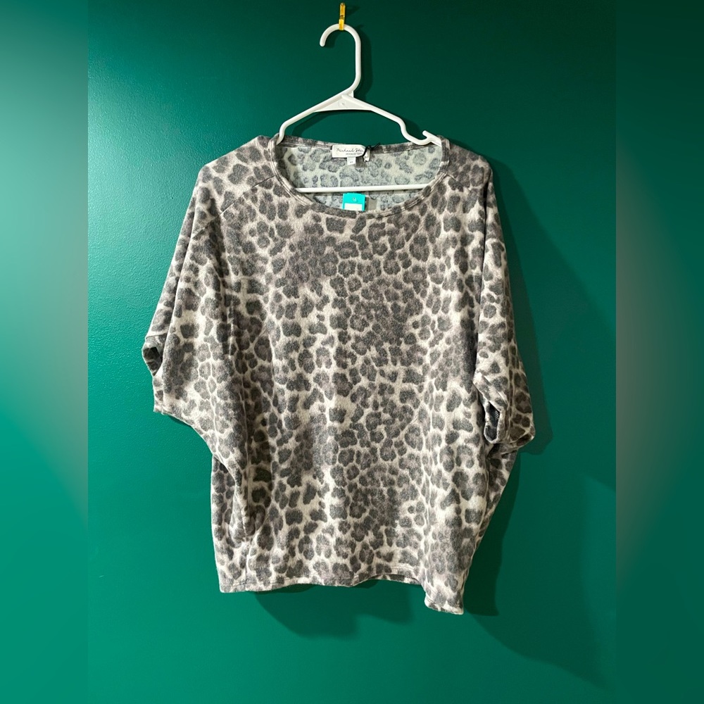 Michael Stars Verna Dolman Sleeve Knit Top